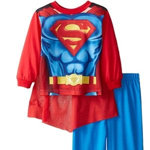 Superman Little Boys' Superman 2-Piece Pajama Set 2T